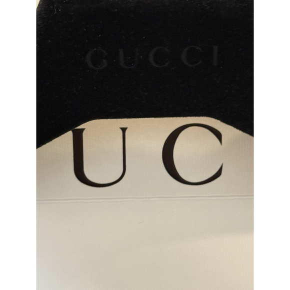 GUCCI Large Shopping Gift Bag Tote & Gucci Black Velvet Hanger 19x14x7 - Picture 3 of 7